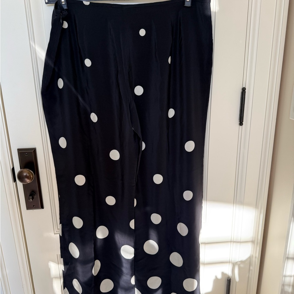 Marina Rinaldi Black and White Polka Dot Design - Picture 2 of 5